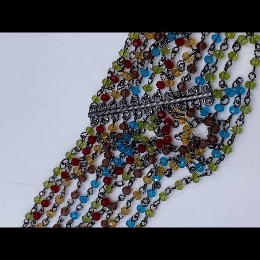 Five Strand Multi-Strand Multi-Color Colorful Nec… - image 3